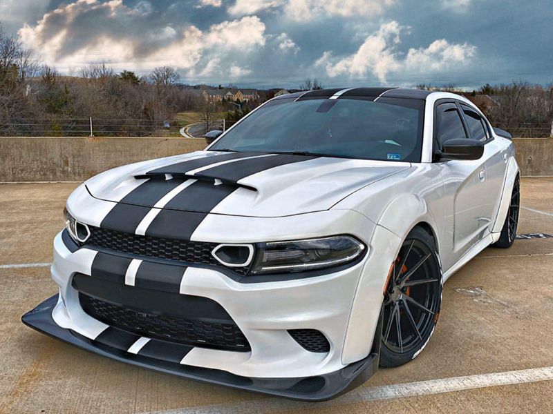 20152020 Dodge Charger Demon Style Front Air Dam Lip 392 SRT Hellcat